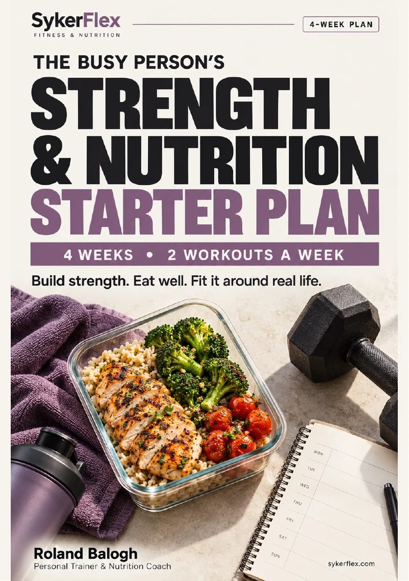 Cover of The Busy Person’s Strength & Nutrition Starter Plan