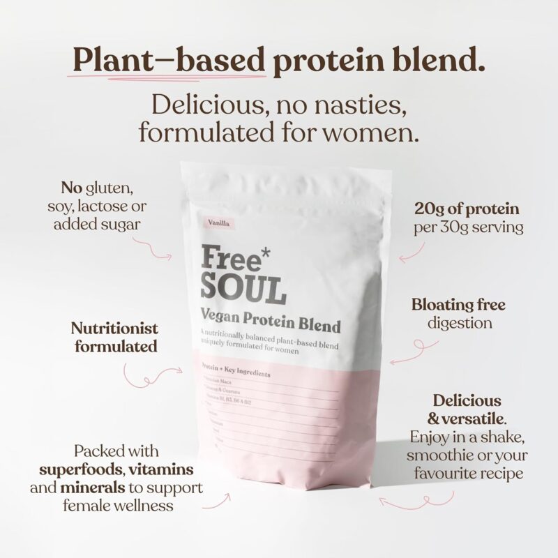 Free Soul Vegan Protein Powder Review – A Plant-Based Solution for Women