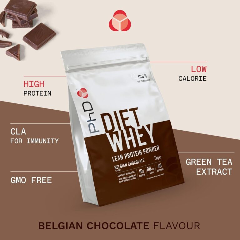 PhD Nutrition Diet Whey Protein Powder: Belgian Chocolate Review