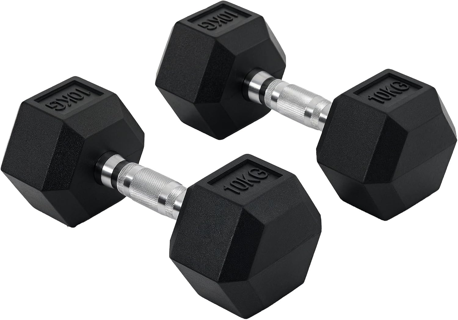 HOMCOM Dumbbell Hexagonal Dumbbells Exercise